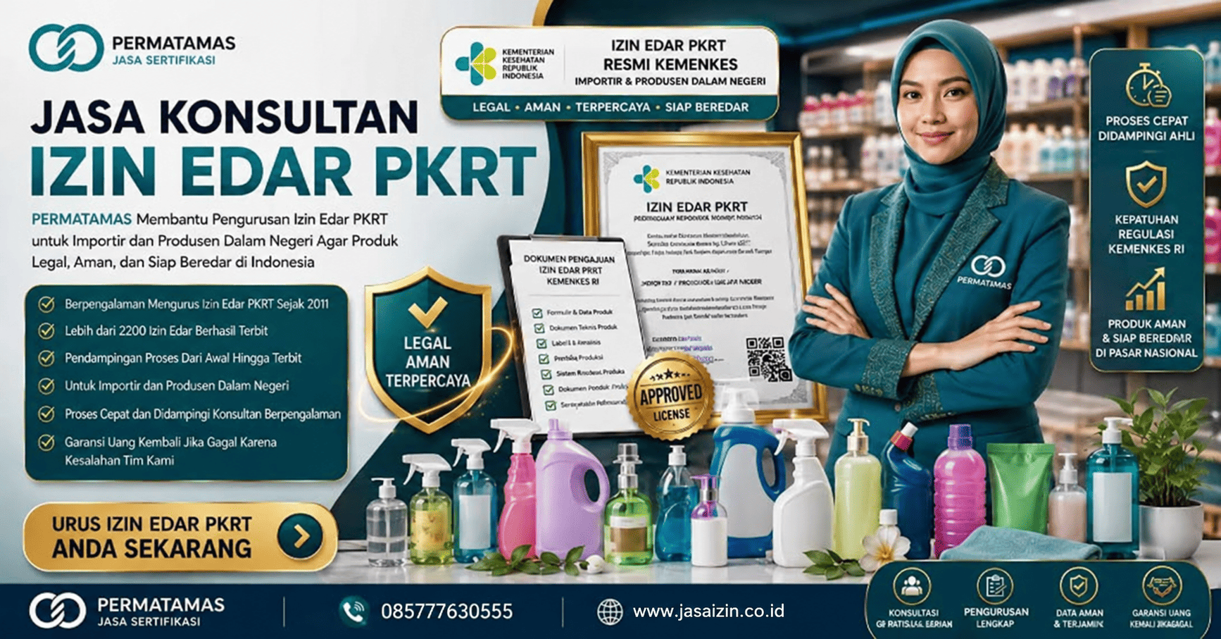 Jasa Registrasi Izin Edar PKRT Kemenkes Pembersih Kamar Mandi